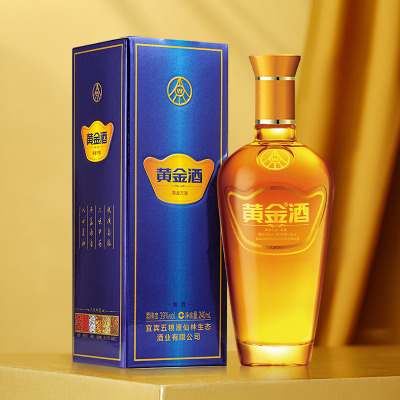 黄金酒 万福 39度 露酒 240ml单瓶装