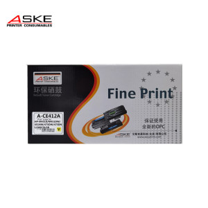 ASKE PRINTER CONSUMABLES激光打印机黄色硒鼓A-CE412A