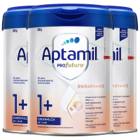 [3罐装]Aptamil德国原装进口爱他美白金版1+段1-2岁婴幼儿配方奶粉800g