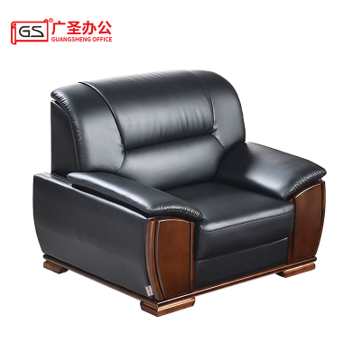 GS广圣 办公沙发接待沙发西皮单人位 F0081 张