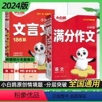 古诗词252首 小学升初中 [正版]2024新版万唯小升初小白鸥语文满分作文数学英语完形填空阅读理解文言文古诗词英语词汇