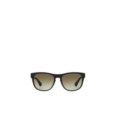 普拉达(PRADA)绿色渐变徽标标识男士太阳镜时尚百搭防紫外线户外 灰色