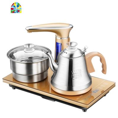 全自动上水壶电热烧水壶家用专用电茶炉智能抽水式茶壶电磁炉茶具 FENGHOU 金色