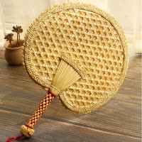 家用女夏季手摇折扇手工编随身芭蕉扇大蒲扇子老式中国风古风 三维工匠 芭蕉扇(硬边)成人