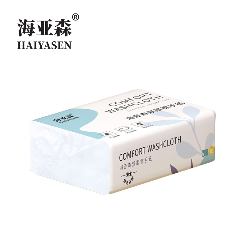 海亚森 TK-1042 双层复合擦手纸225*230mm 200抽/包(单位:包)