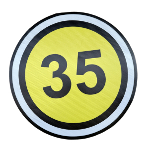 区南 限速牌反光膜 限速牌反光贴 直径400mm 张