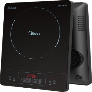 美的(Midea)电磁炉2200W大功率电磁灶套装火锅家用智能炉灶猛火炒菜爆炒触控 MC-CL22Q1-405J