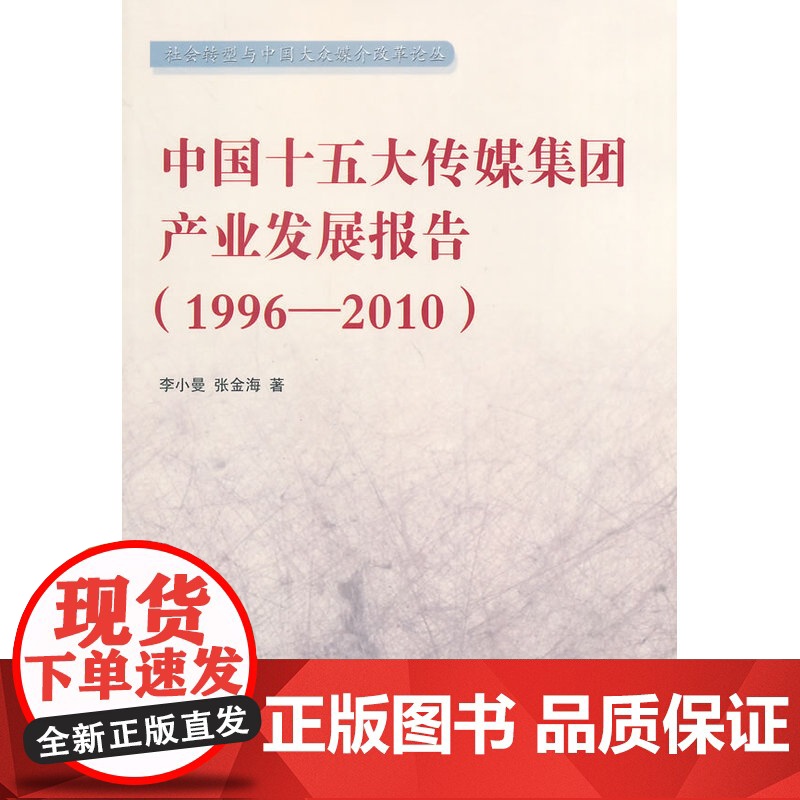 中国十五大传媒集团产业发展报告(1996—2010)(社会转型与中国大众媒介改革论丛)