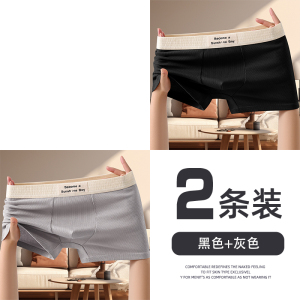 2025新款男士内裤男款纯棉男式四角裤裤头男生底裤头平角短裤衩