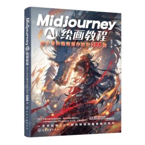 [N]Midjourney AI绘画教程(设计与关键词创作技巧588例)-9787122444448