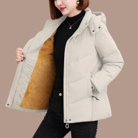 羽绒服冬季女款2025新款短款加绒加厚保暖显瘦不臃肿女士外套