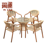 翼澜 户外桌椅 4椅 套