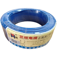 三恒 软铜塑线BV 1.5mm²×100m 卷