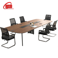 DXBG办公桌会议桌简约现代长条桌长桌会议室桌培训桌小型洽谈桌椅组合[工厂现做 7天内发货]