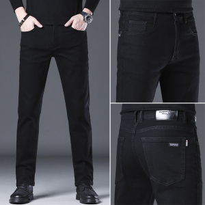金盾(KIN DON)秋冬季款牛仔裤男直筒男裤小直筒修身男士长裤男装潮牌裤子