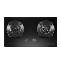 Haotaitai家用燃气灶JZT-X407 5.2kW大火力左灶智能防干烧安全灶可调底壳保洁铝炉头精铜燃烧器天然气