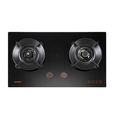 Haotaitai好太太燃气灶JZT-X407 5.2kW大火力左灶智能防干烧安全灶可调底壳保洁铝炉头 精铜燃烧器
