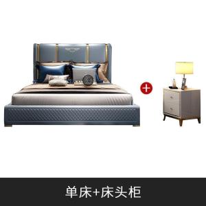 森美人轻奢床双人床 床1.8米主卧婚床后现代港式1.5软床大床