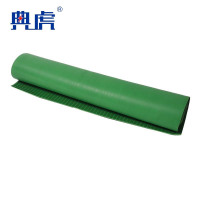 典虎 绝缘橡胶板 绿色条纹5mm*1.2m*5m 卷