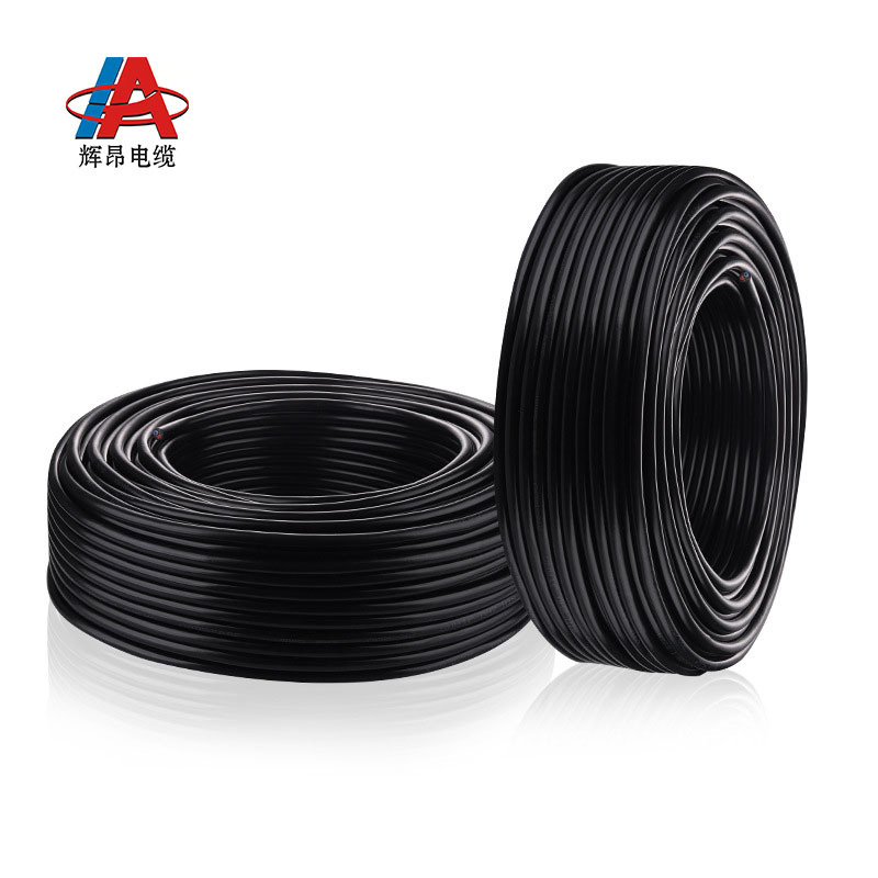 辉昂 国标阻燃屏蔽铜丝软电线 RVVP 300/300V -4*1.5平方 米