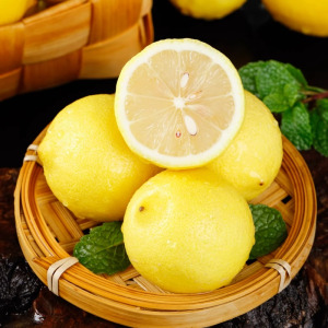 企采严选 黄柠檬 5斤装 单果约重100-130g 新鲜水果