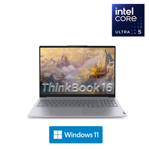 ThinkPad ThinkBook 16 DUCD 2025款16英寸大屏学生游戏娱乐商务办公笔记本电脑 2.5K高色域屏 UItra5-225H 16G内存 512GB固态