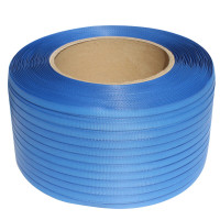 海斯迪克 HKW-121 pp机用打包带 10KG PP热熔打包带 蓝色