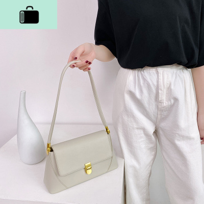 女港风复古小众法棍女包新款2020百搭腋下包手提单肩斜挎包NEW LAKE女斜挎包