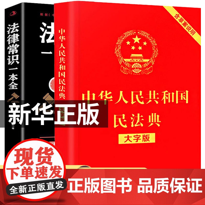 [正版]全套2册 民法典入门正版+法律常识一本全通 中国民法典理解与适用大全全套普及相关司法解释汇编法律书籍民法典注释本