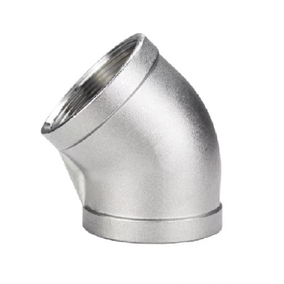 盛京联硕 45度不锈钢内丝弯头DN10[3分]304材质个