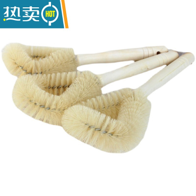 敬平20把锅刷厨房长柄清洁刷锅去污刷洗碗刷锅器水槽灶清洁刷 普通5个装刷子