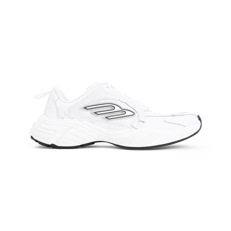 巴黎世家(Balenciaga)牛皮拼接聚酯纤维运动跑鞋女轻便舒适耐磨休