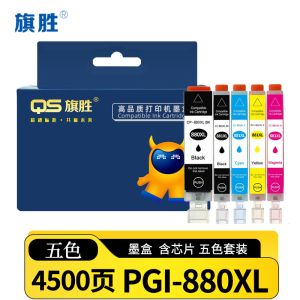 旗胜墨盒混色PGI-880XL套