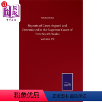 [正版]海外直订Reports of Cases Argued and Determined in the Supre