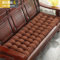 老式沙发坐垫发垫四季通用拼接木制沙发垫耐脏防滑加厚三人位座垫 三维工匠