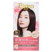美源(MEIYUAN)丝质护发染发膏 5B纯啡色(日本美源染发剂 健康遮盖白发染发霜)