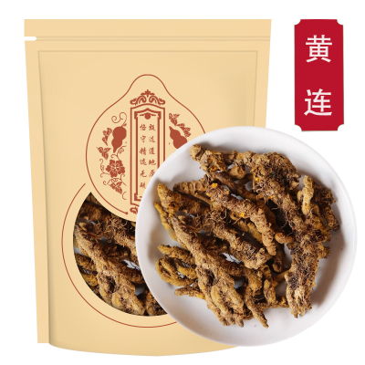黄连正品100g川黄连黄莲茶鸡爪黄连根片泡水喝黄连粉