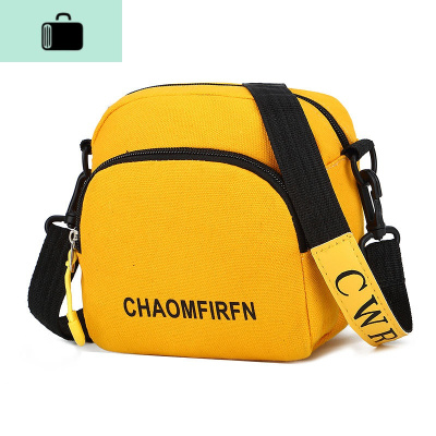 网红质感小包包新款2019新款字母帆布包女迷你百搭单肩女包斜挎包NEW LAKE女斜挎包