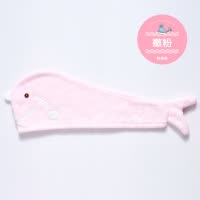 干发帽女吸水包头巾洗头发的速干毛巾抖音可爱韩国干发巾 三维工匠 浅灰1条+浅灰浴巾1条