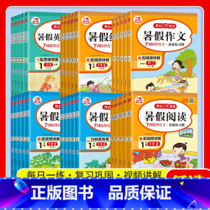 数学应用题 通用版 小学二年级 [正版]暑假衔接一升二升三升四升五升六年级下册语文数学口算题应用题阅读作文口算题卡字帖英