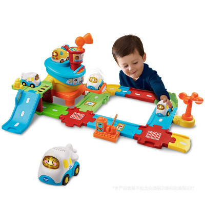 神奇轨道车感应轨道儿童玩具男孩玩具飞机场80-144118