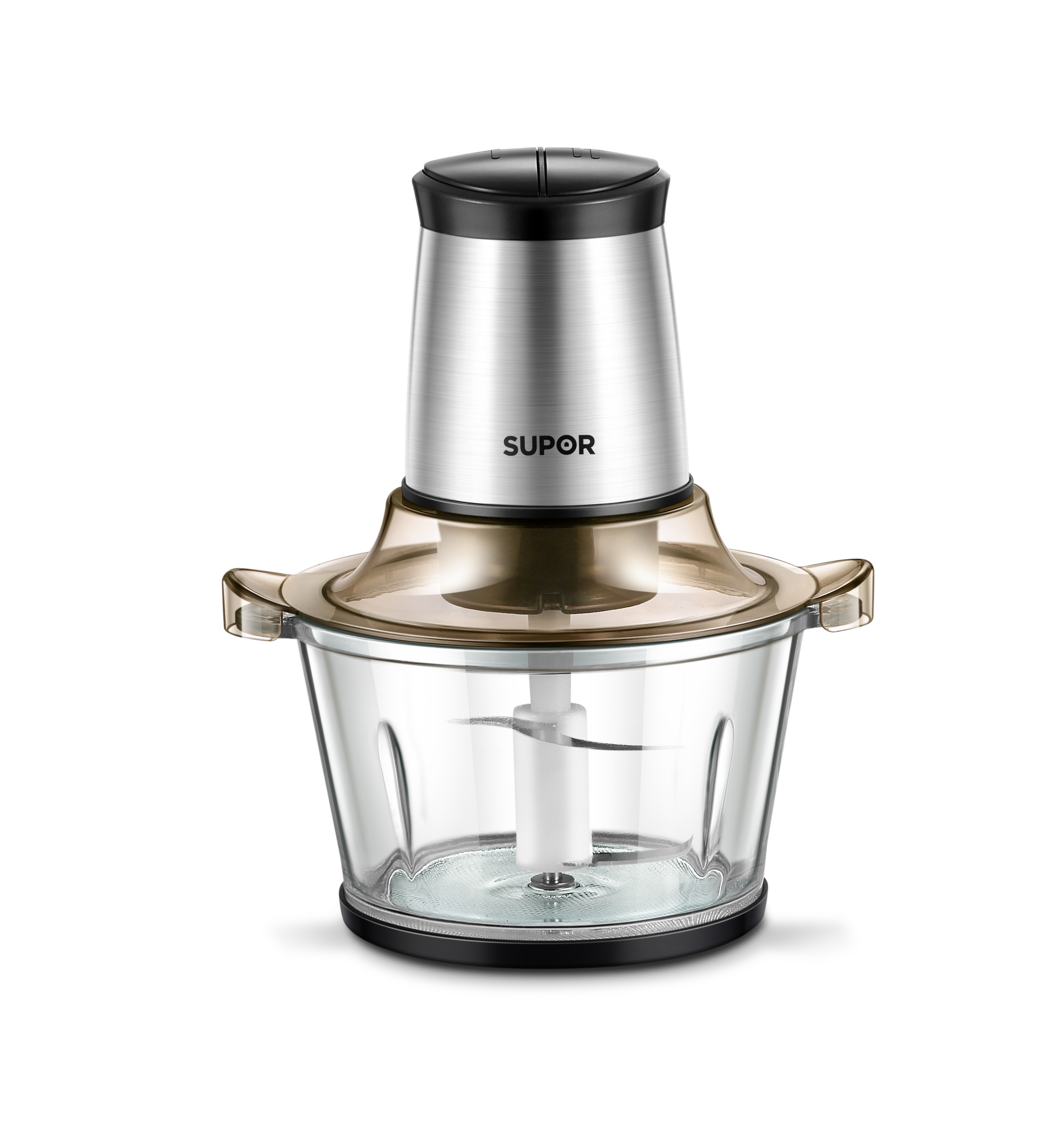 苏泊尔SUPOR多功能绞肉机JR05-300 五档调节不锈钢机身旋钮操作设计紧凑高效省力