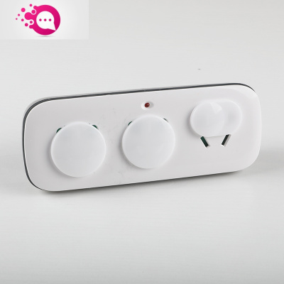 敬平儿童防触电插头保护盖婴儿电源安全插座盖宝宝防电保护套插孔塞安全锁+插座盖A组蓝色