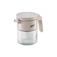 太力定量盐罐调料盒玻璃厨房调料罐防潮密封调味罐控量盐瓶调味瓶