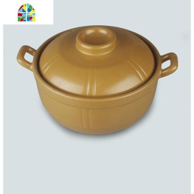 砂锅炖锅陶瓷汤煲明火可高温煲汤锅耐热土锅石锅煮粥炖汤 FENGHOU 3升