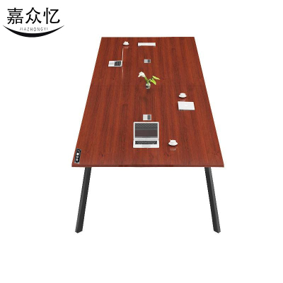 嘉众忆 八字脚高档会议桌2400*1200*600mm JZY-402 张