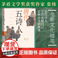唐代五诗人 张炜 著 诗歌词曲