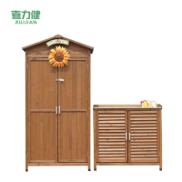 喜力健 防腐木储物柜 BD咖啡色 组