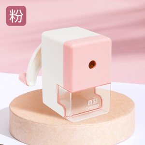 真彩卷笔刀削笔器小学生专用手摇式转笔刀自动进铅儿童铅笔刀多功能美术旋刨绞笔刀一年级