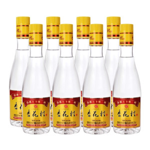 杏花村 汾酒42度 金标清香型白酒 225ml*8瓶装